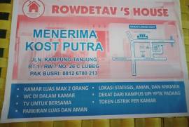 Sewa kost putra 