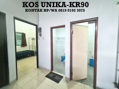 KOS UNIKA-KR90,COWOK KHUSUS MAHASISWA UNIKA-3Menit ke KAMPUS UNIKA