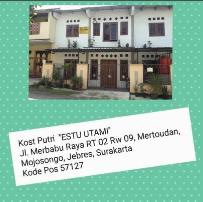 KOS PUTRI ESTU UTAMI DEKAT UNS, AKBARA, POLTEKES