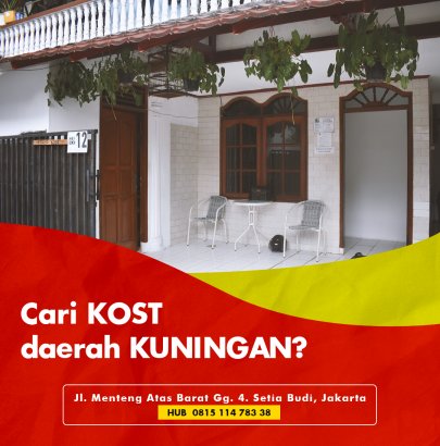 Kos murah daerah kuningan, kasablanka, menteng