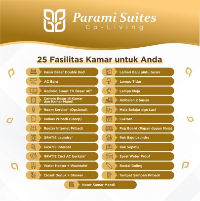 Kost Parami Suites Co Living Kelapa Dua dekat Summarecon Mall Serpong Kampus UPH Gunadarma Matana 