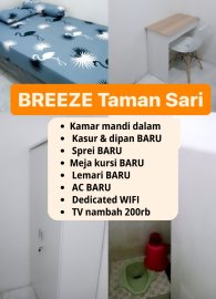 Breeze Residence Mangga Besar : Kost Campur AC Idaman, Lokasi Nyaman, Akses Mudah & Terdepan!