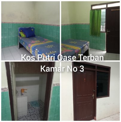 Disewakan Kost/Indekost Putri OASE Terban Jogja