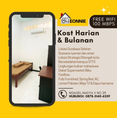 Kost Harian & Bulanan