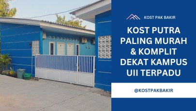 Kost Putra UII Terpadu Jogja | Kost Pak Bakir