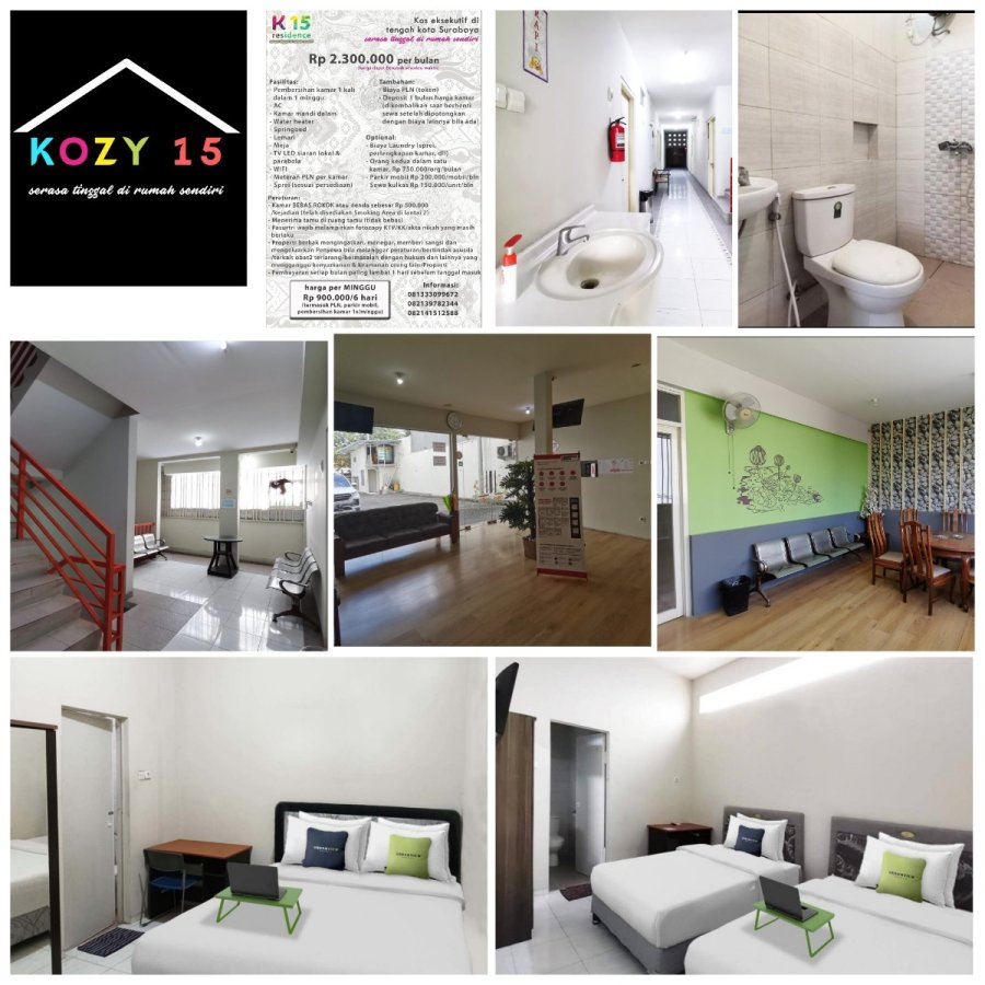 Kozy 15 kost tengah kota surabaya