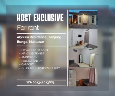 Kost Exclusive Tanjung Bunga